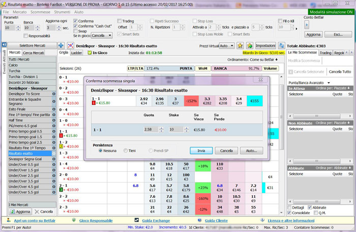 fairbot binteko software betting exchange