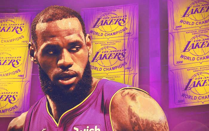 LeBron James passa dai Cavaliers ai Lakers con un contratto quadriennale da 154 milioni di dollari