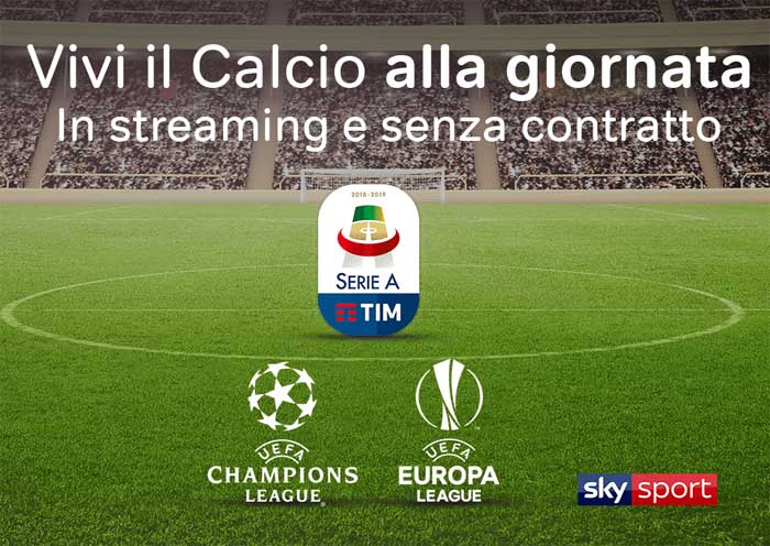 Now TV sport di Sky finalmente in streaming HD