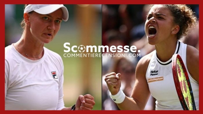 scommesse semifinale wimbledon pronostici Krejcikova-Paolini