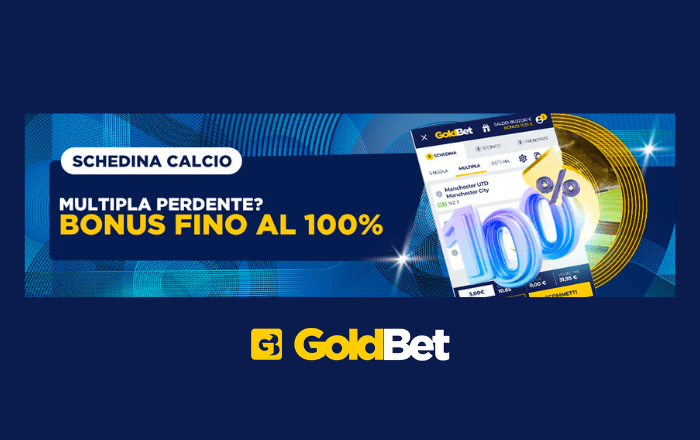 Promo Schedina Calcio di Goldbet di Ottobre 2024