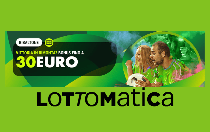 Promo Ribaltone Belgio-Italia di Lottomatica