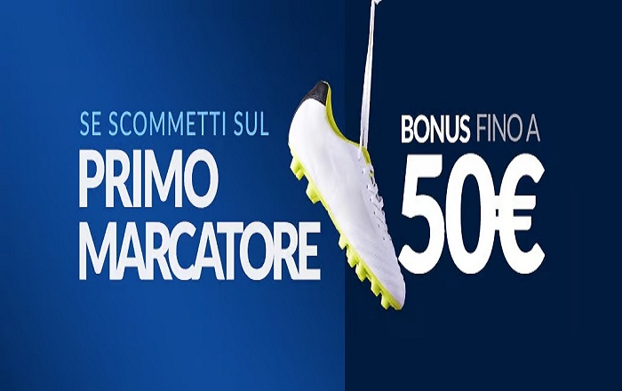 Eurobet Bonus 50 euro Primo Marcatore Fiorentina Atalanta
