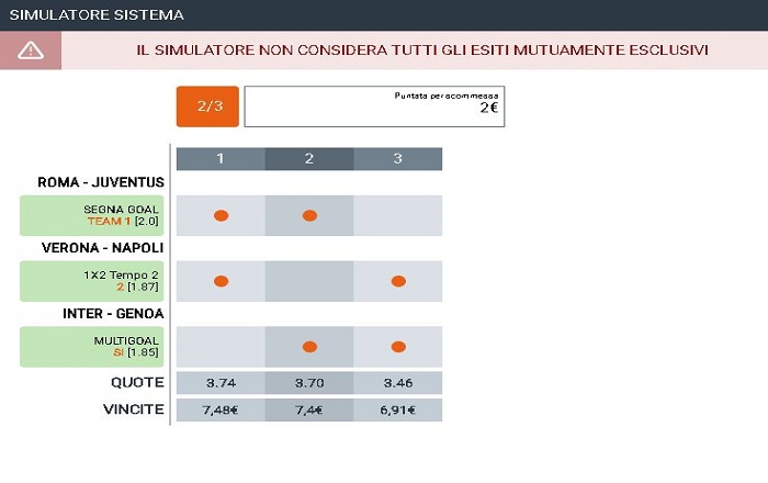 Primo sistema 27a Serie A Primo sistema 27a Serie A